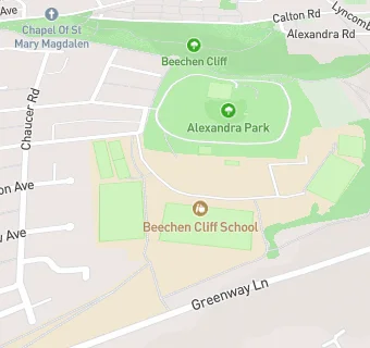 map for Beechen Cliff School