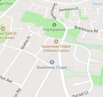 map for Queensway Chapel Nursery