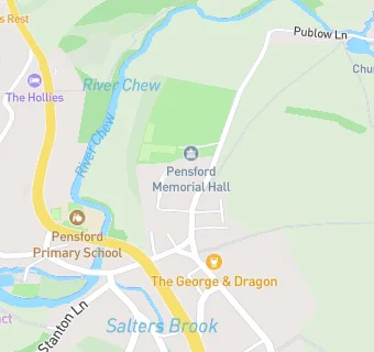 map for Pensford Memorial Hall