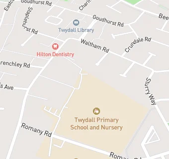 map for Twydall Primary School