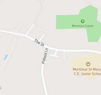 map for Mortimer St Mary's C.E. Junior School