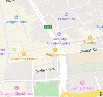 map for Wagamama