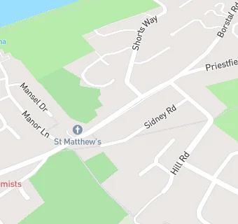 map for St Matthew's Church of England Infant School