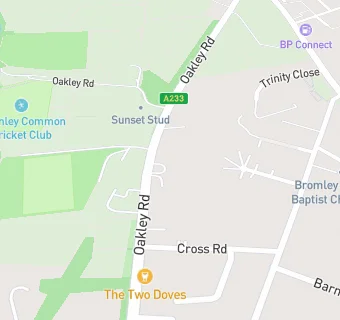 map for Bromley Common Cricket Club - The Grove