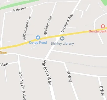 map for Hartland Way Surgery