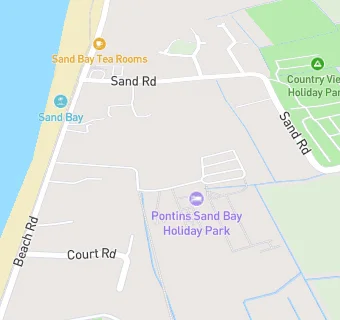 map for Pontins Sand Bay