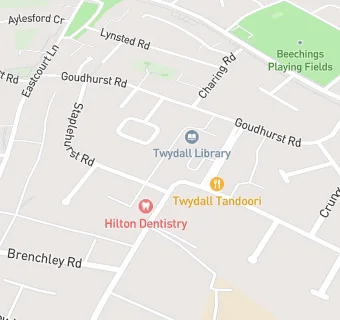 map for R And J Twydall Store