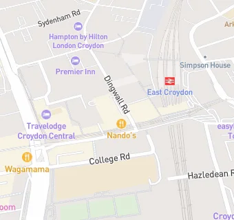 map for Nando's