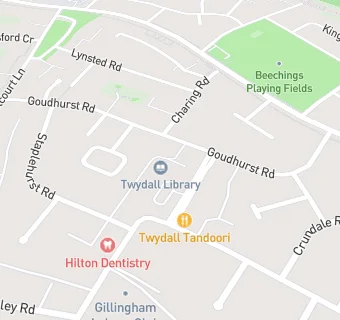 map for Twydall Cafe