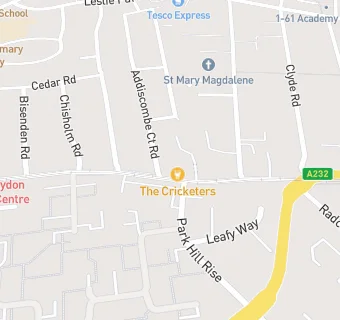 map for The Cricketers
