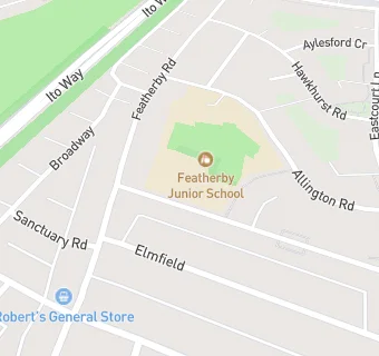 map for Featherby Junior School