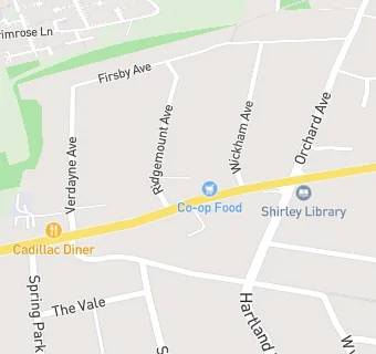 map for The Shirley Cafe