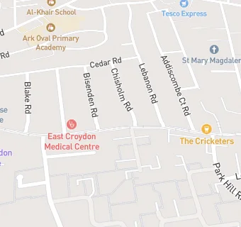 map for Dental Beauty Croydon