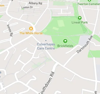 map for Culverhayes Care Centre