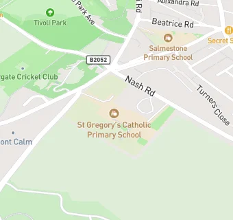 map for St Gregory's Catholic Primary School, Margate