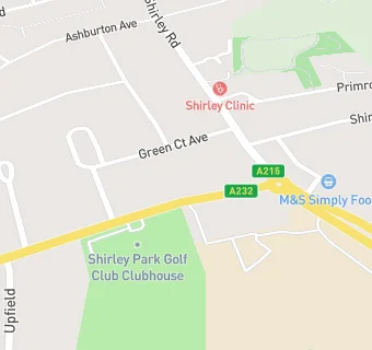 map for Addiscombe Surgery