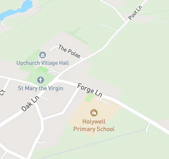 map for Holywell Primary School/Breakfast/After School Club