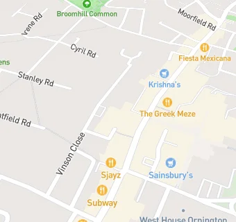map for Orpington GPO