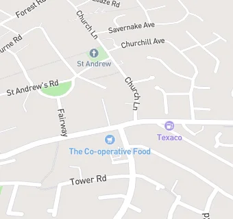 map for The Foresters Arms