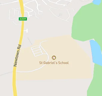 map for St Gabriel's School