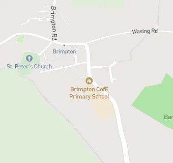 map for Brimpton C.E. Primary School