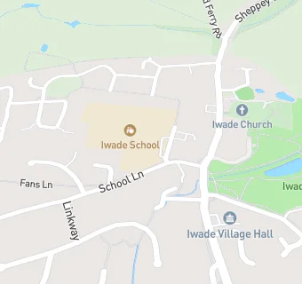 map for Iwade Community Primary School