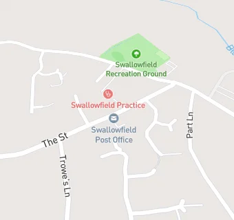 map for Swallowfield Parish Stores