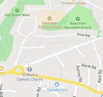 map for Manor Park Dental Practice