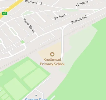 map for Knollmead Primary School