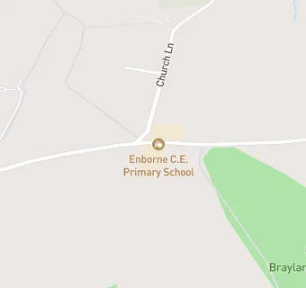 map for Enborne C.E. Primary School