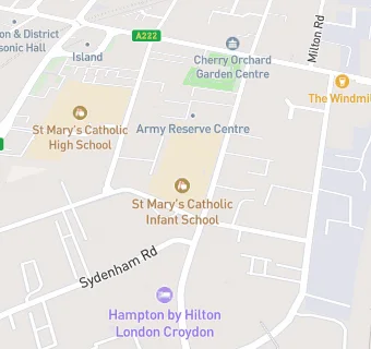 map for St Mary's Catholic Infant School
