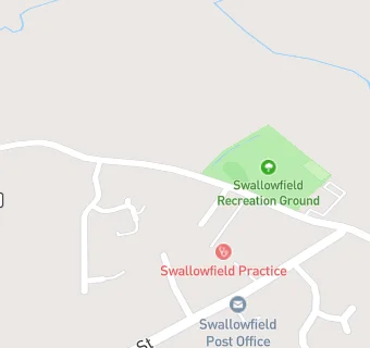 map for Swallowfield Pre-School