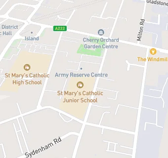 map for Nourish Catering At St Mary's Roman Catholic Junior School