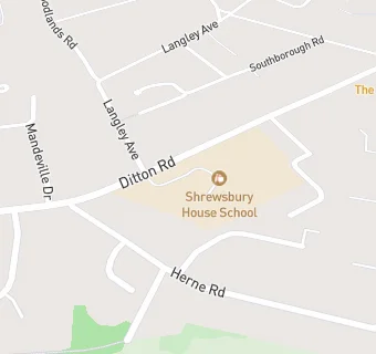 map for Shrewsbury House School