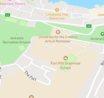 map for Fort Pitt Grammar School