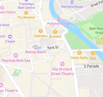 map for Edible Art Patisserie Bath