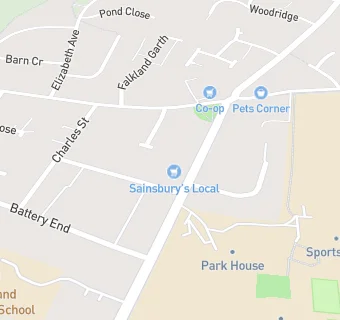 map for Sainsbury's