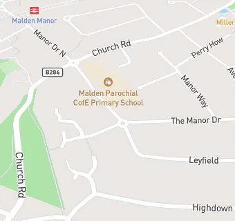 map for Zone All Sports And Care At Malden Parochial School