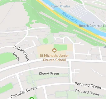 map for St Michaels Junior Church School