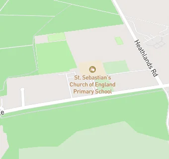 map for Cater Link at St Sebastians Primary School