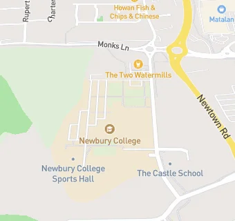 map for Newbury College