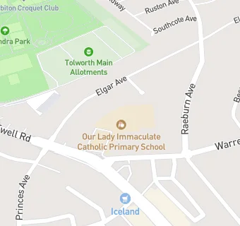 map for Caterlink At Our Lady Immaculate School