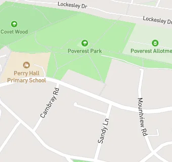 map for Perry Hall Primary School