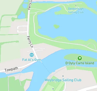 map for Desborough Sailing Club