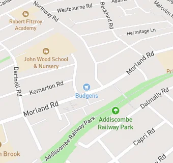 map for Spar Morland Road