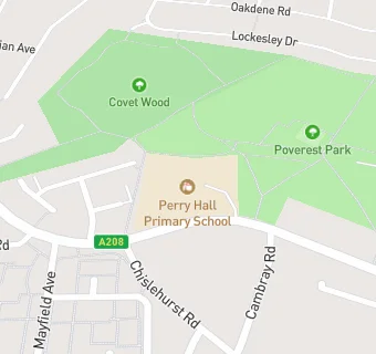 map for Perry Hall Primary School