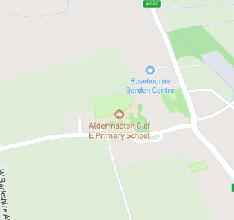 map for Aldermaston C.E. Primary School