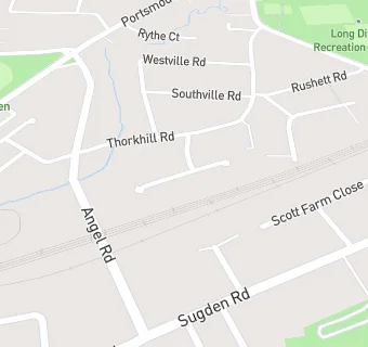 map for Thorkhill Surgery