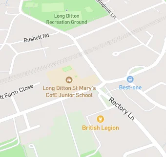 map for Long Ditton St Mary's CofE (Aided) Junior School