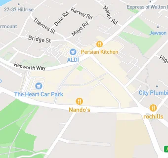 map for Nando's